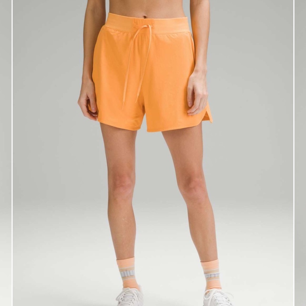 Lululemon Athletica Orange Athletic Shorts